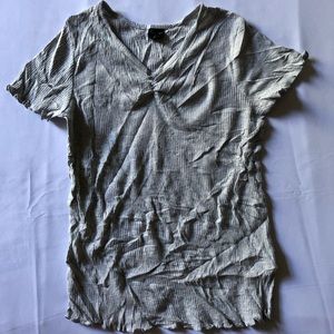 Women Art & Class Size XL Gray Color Top - 1099